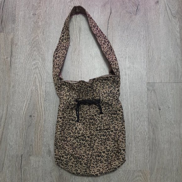 Leopard drawstring bag - Picture 4 of 11